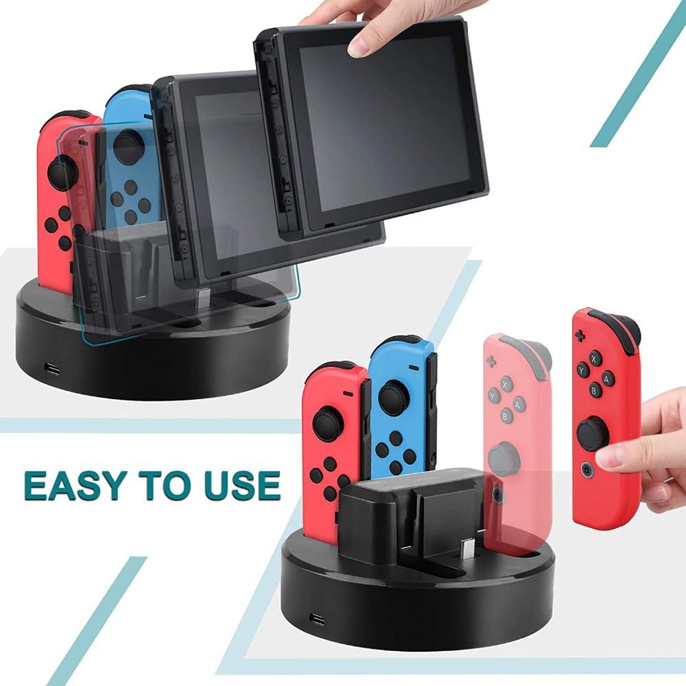 Nintendo Switch 本体 プロコンとジョイコン4個付き Switch2 Joy-Con グリップ コントローラー 4個入り 持ち手 ジョイコン